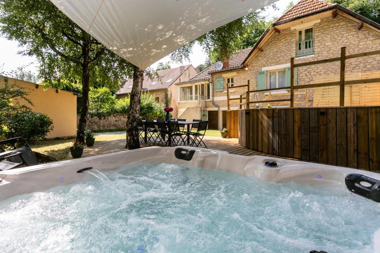 Вилла Wonderful House In Sarlat Center With Heated Pool & Jaccuzi Экстерьер фото