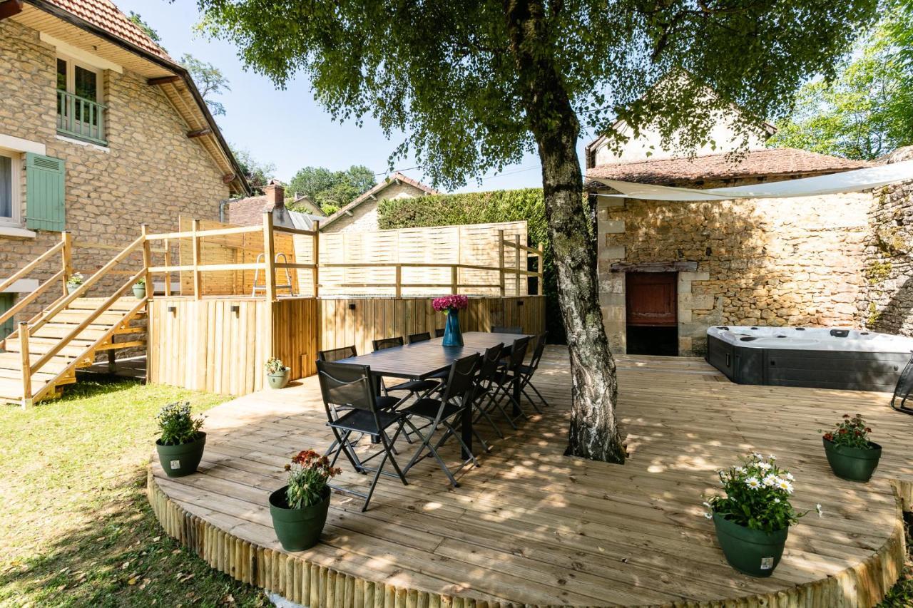 Вилла Wonderful House In Sarlat Center With Heated Pool & Jaccuzi Экстерьер фото